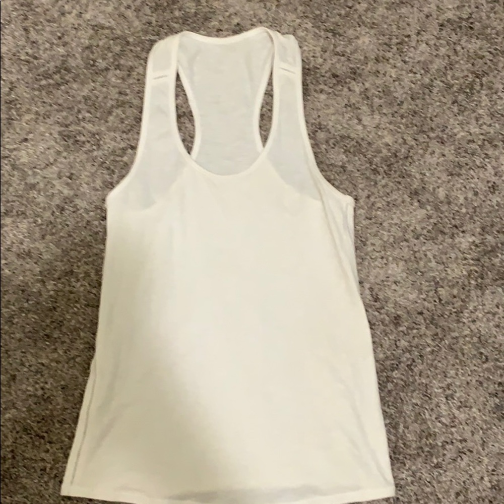 Lululemon stretch basic white tank